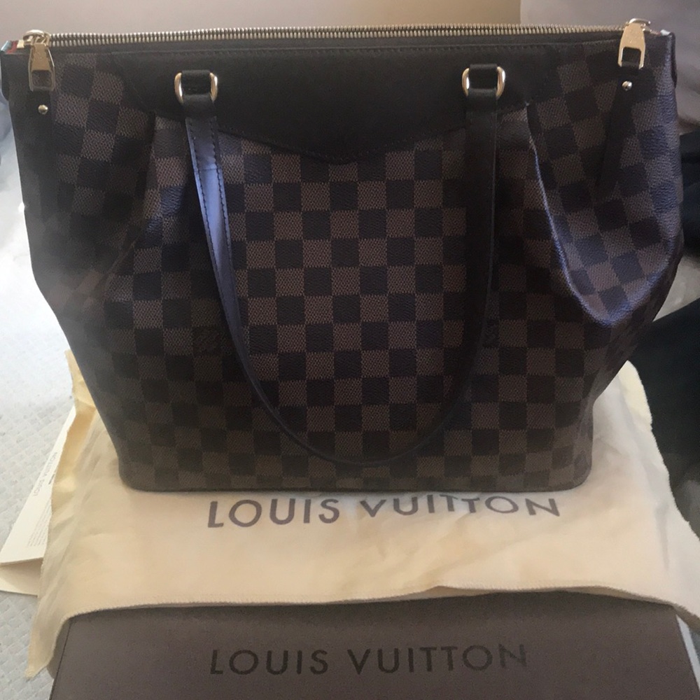 Mm monogram canvas tote